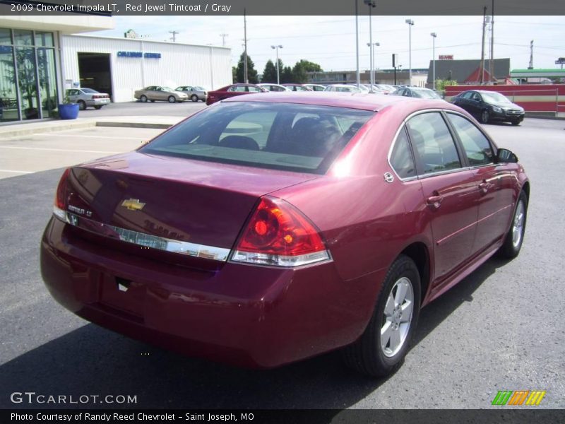 Red Jewel Tintcoat / Gray 2009 Chevrolet Impala LT