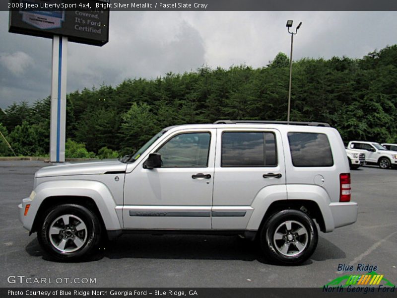 Bright Silver Metallic / Pastel Slate Gray 2008 Jeep Liberty Sport 4x4