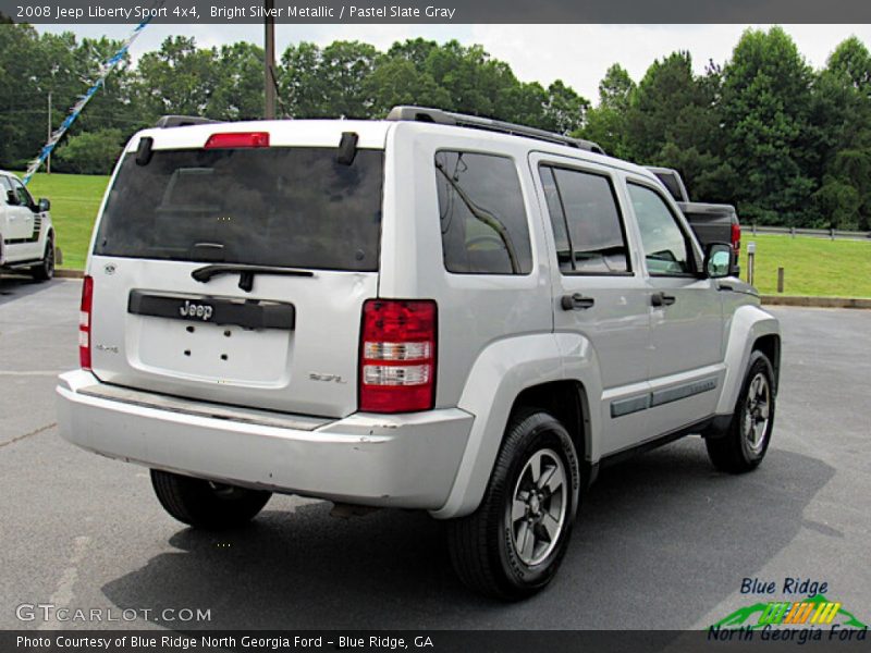 Bright Silver Metallic / Pastel Slate Gray 2008 Jeep Liberty Sport 4x4
