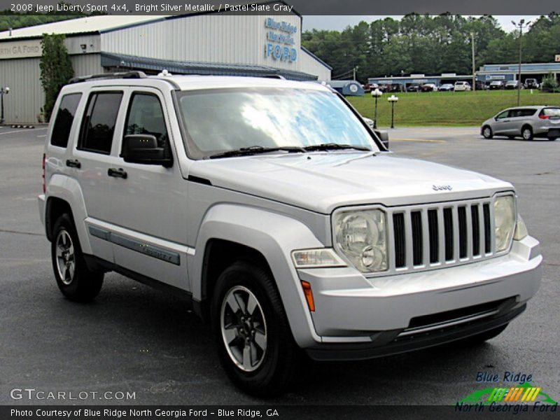 Bright Silver Metallic / Pastel Slate Gray 2008 Jeep Liberty Sport 4x4