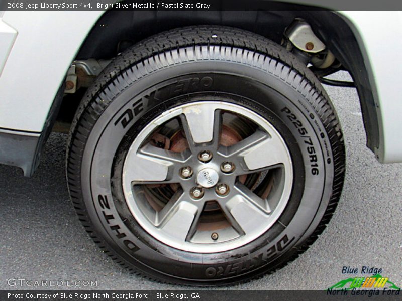 Bright Silver Metallic / Pastel Slate Gray 2008 Jeep Liberty Sport 4x4