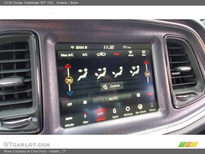 Controls of 2018 Challenger SRT 392