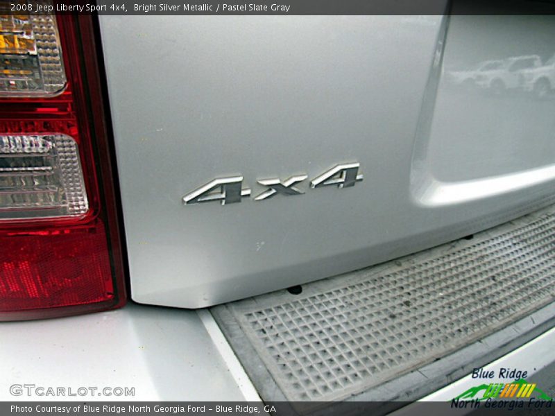 Bright Silver Metallic / Pastel Slate Gray 2008 Jeep Liberty Sport 4x4