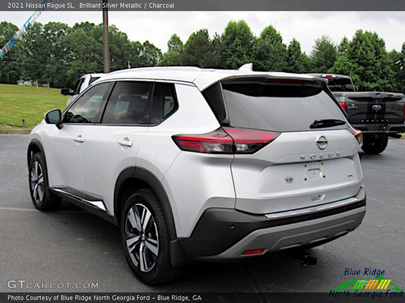 Brilliant Silver Metallic / Charcoal 2021 Nissan Rogue SL