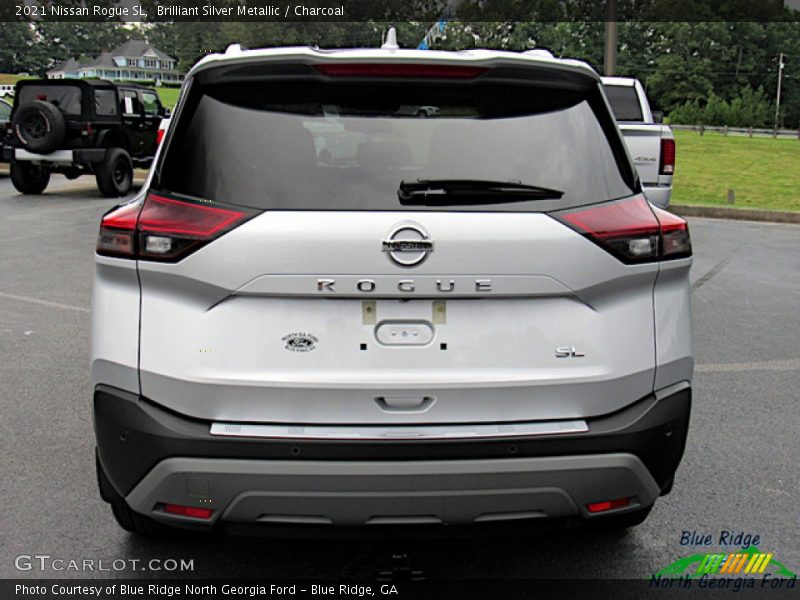 Brilliant Silver Metallic / Charcoal 2021 Nissan Rogue SL