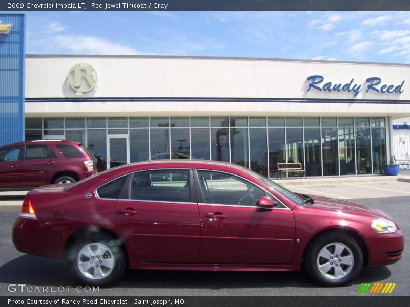 Red Jewel Tintcoat / Gray 2009 Chevrolet Impala LT