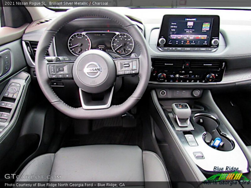 Brilliant Silver Metallic / Charcoal 2021 Nissan Rogue SL