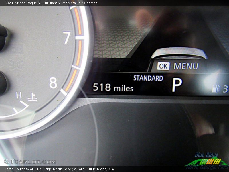 Brilliant Silver Metallic / Charcoal 2021 Nissan Rogue SL