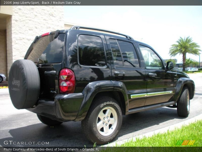 Black / Medium Slate Gray 2006 Jeep Liberty Sport