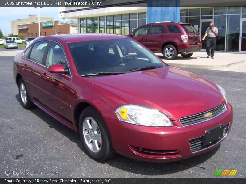Red Jewel Tintcoat / Gray 2009 Chevrolet Impala LT