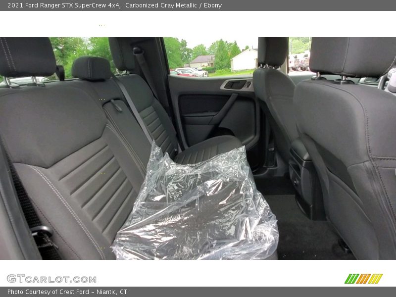 Rear Seat of 2021 Ranger STX SuperCrew 4x4