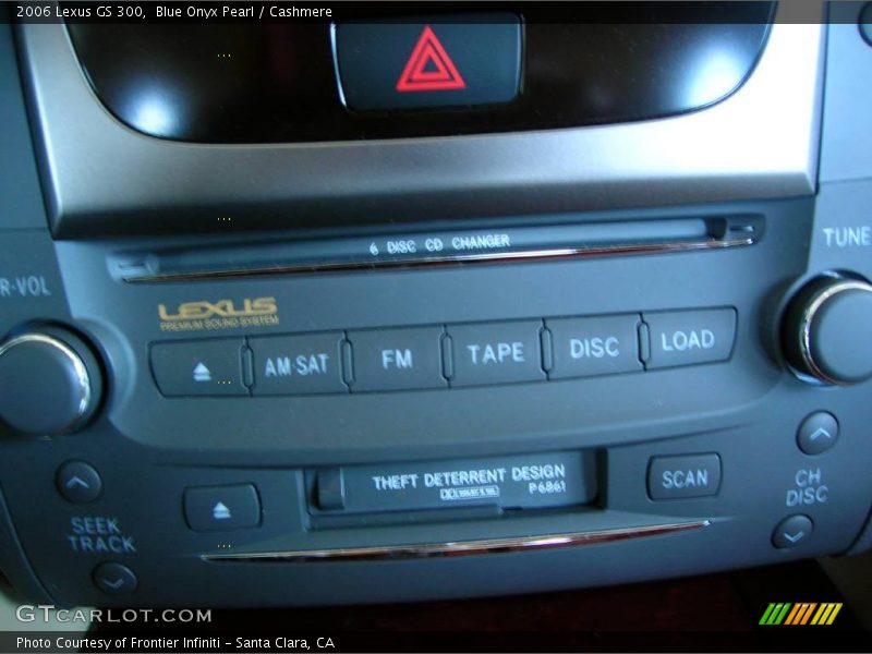 Blue Onyx Pearl / Cashmere 2006 Lexus GS 300