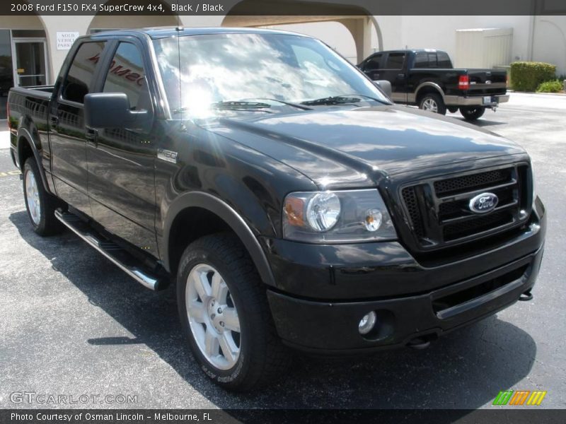 Black / Black 2008 Ford F150 FX4 SuperCrew 4x4