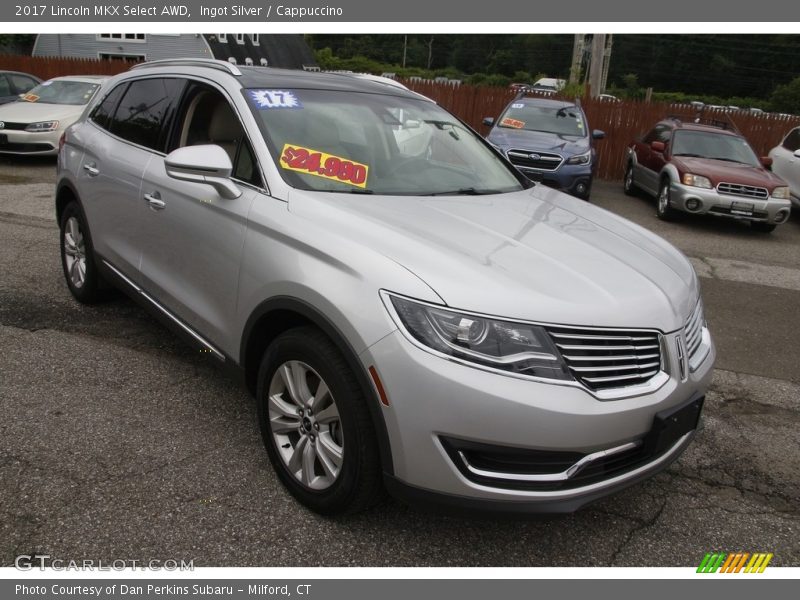 Ingot Silver / Cappuccino 2017 Lincoln MKX Select AWD