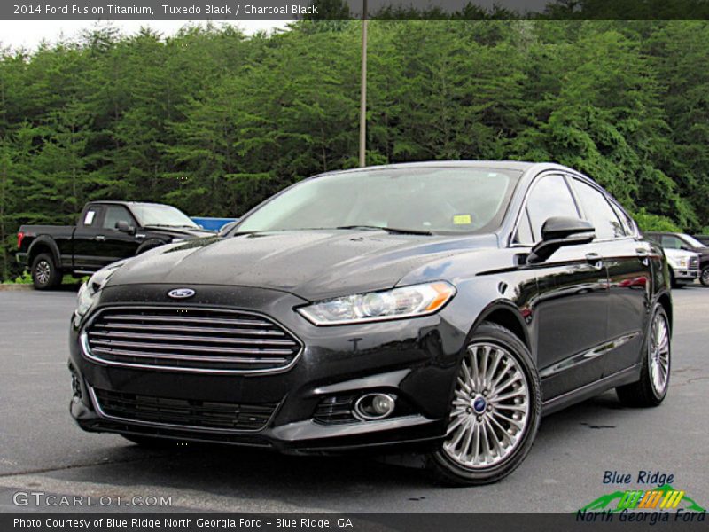 Tuxedo Black / Charcoal Black 2014 Ford Fusion Titanium