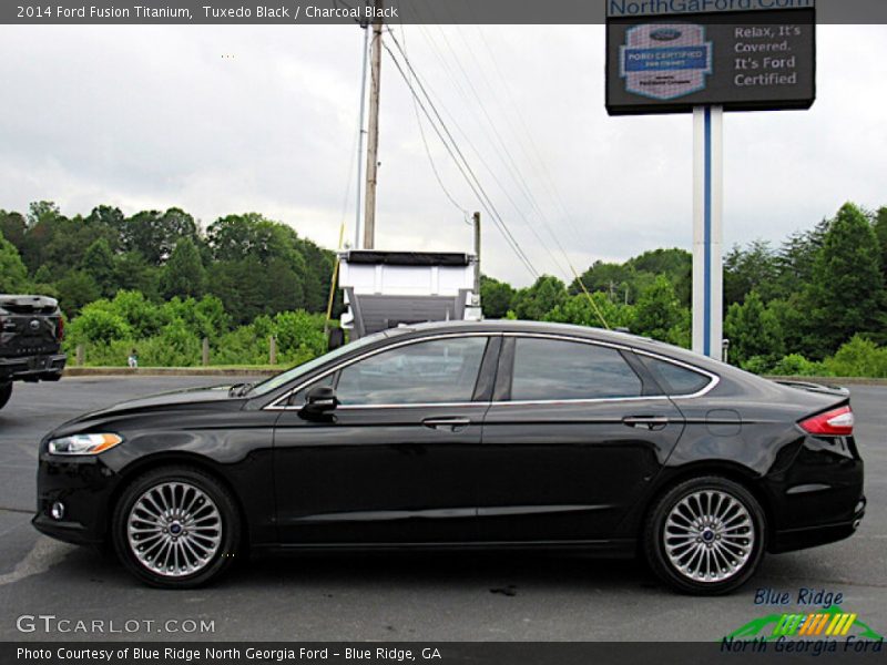 Tuxedo Black / Charcoal Black 2014 Ford Fusion Titanium