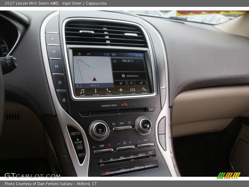 Ingot Silver / Cappuccino 2017 Lincoln MKX Select AWD