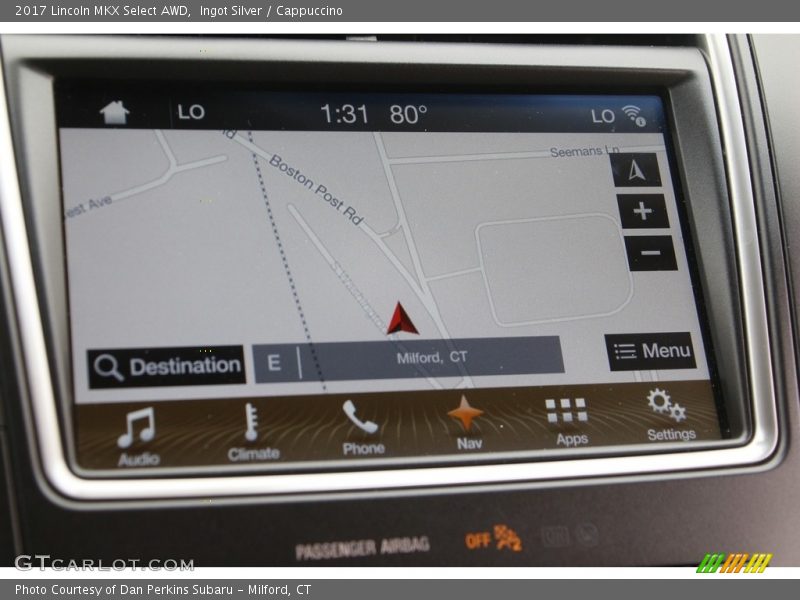 Ingot Silver / Cappuccino 2017 Lincoln MKX Select AWD