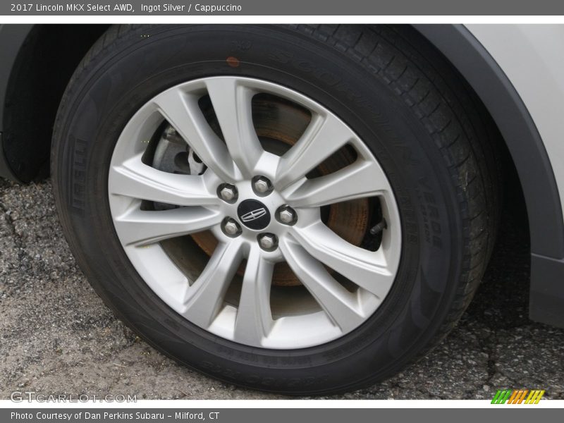 Ingot Silver / Cappuccino 2017 Lincoln MKX Select AWD