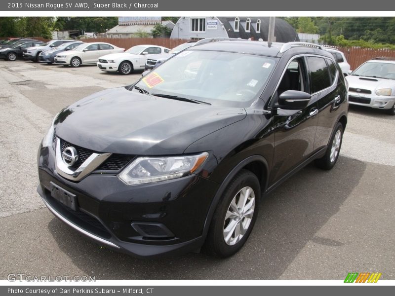 Super Black / Charcoal 2015 Nissan Rogue SV AWD