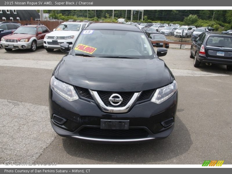 Super Black / Charcoal 2015 Nissan Rogue SV AWD