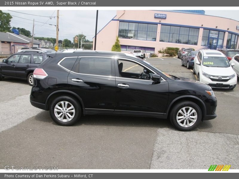 Super Black / Charcoal 2015 Nissan Rogue SV AWD