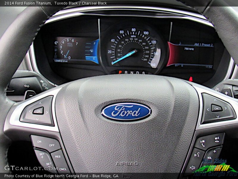 Tuxedo Black / Charcoal Black 2014 Ford Fusion Titanium