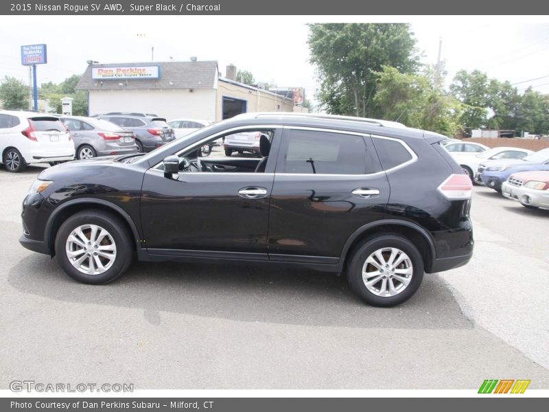 Super Black / Charcoal 2015 Nissan Rogue SV AWD