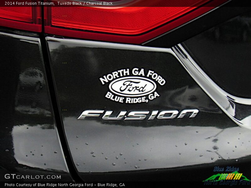 Tuxedo Black / Charcoal Black 2014 Ford Fusion Titanium