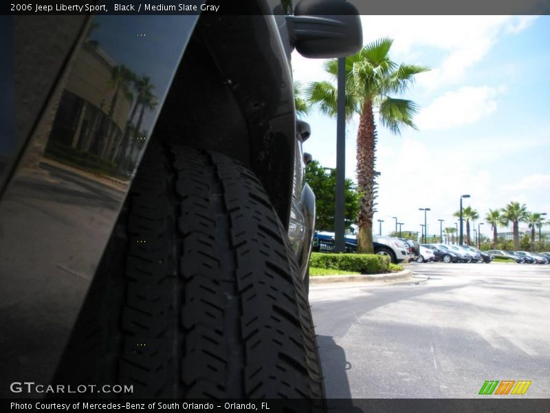 Black / Medium Slate Gray 2006 Jeep Liberty Sport
