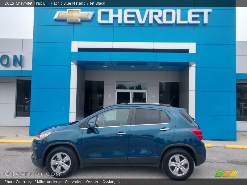 Pacific Blue Metallic / Jet Black 2019 Chevrolet Trax LT