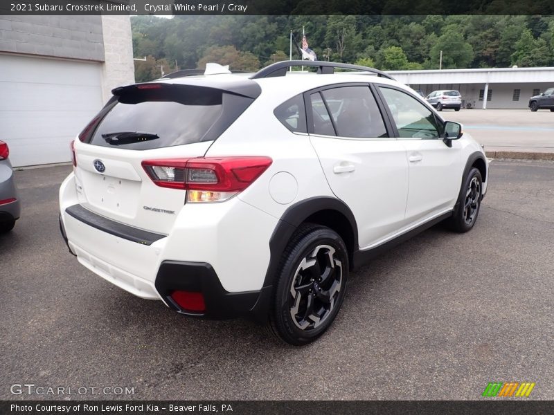 Crystal White Pearl / Gray 2021 Subaru Crosstrek Limited