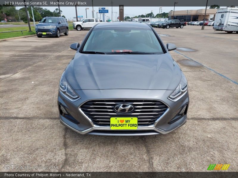 Machine Gray / Black 2019 Hyundai Sonata SE
