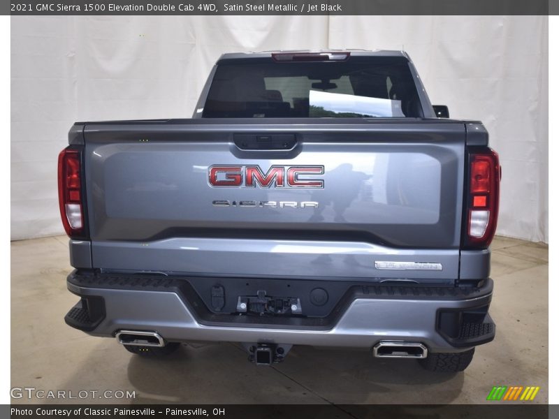 Satin Steel Metallic / Jet Black 2021 GMC Sierra 1500 Elevation Double Cab 4WD