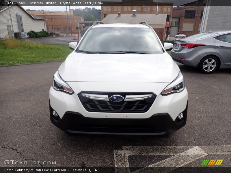 Crystal White Pearl / Gray 2021 Subaru Crosstrek Limited