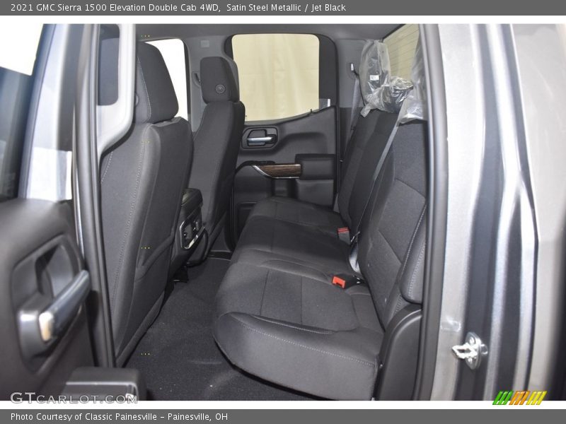 Satin Steel Metallic / Jet Black 2021 GMC Sierra 1500 Elevation Double Cab 4WD