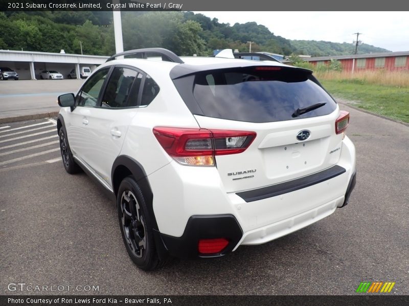 Crystal White Pearl / Gray 2021 Subaru Crosstrek Limited