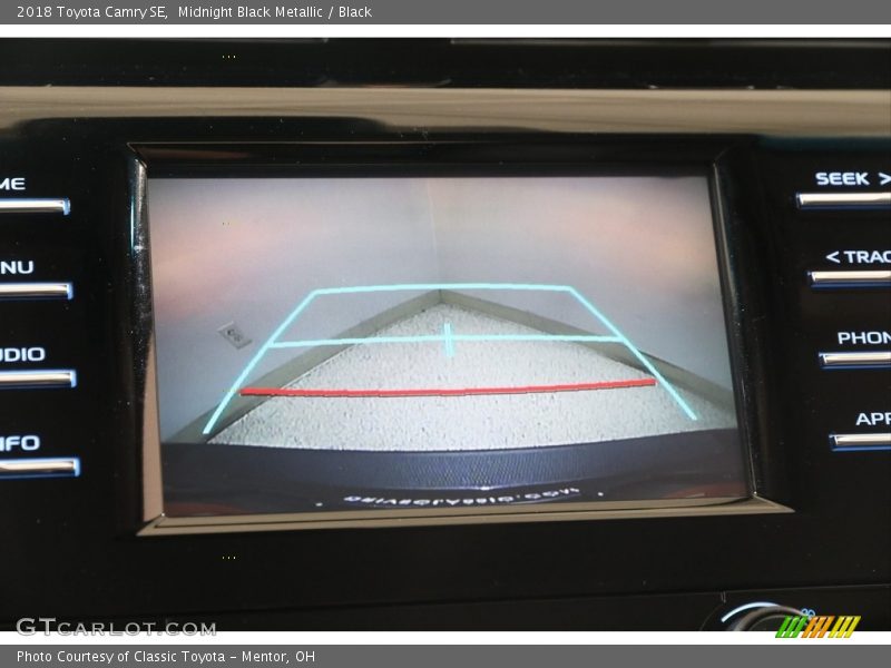 Midnight Black Metallic / Black 2018 Toyota Camry SE