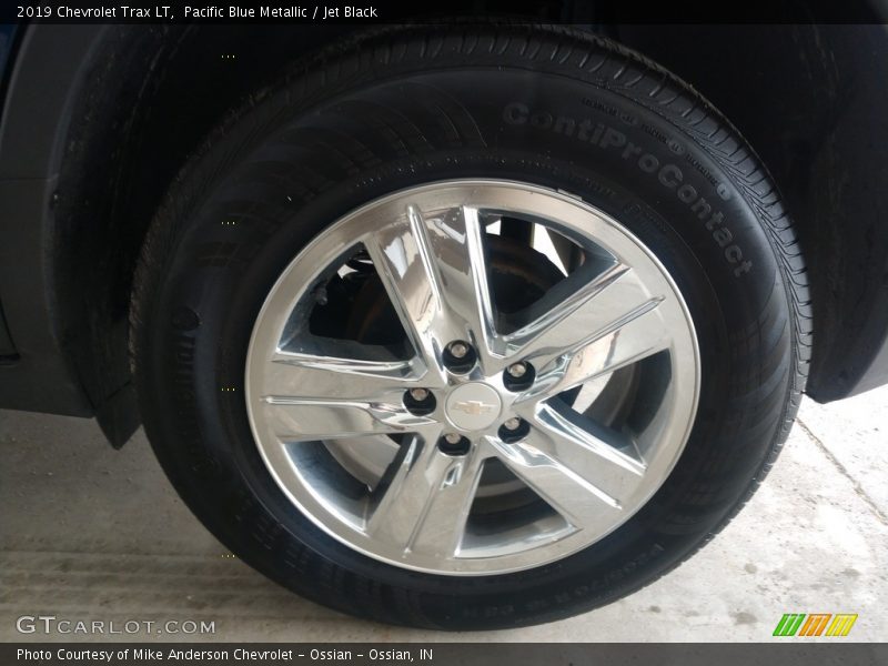 Pacific Blue Metallic / Jet Black 2019 Chevrolet Trax LT