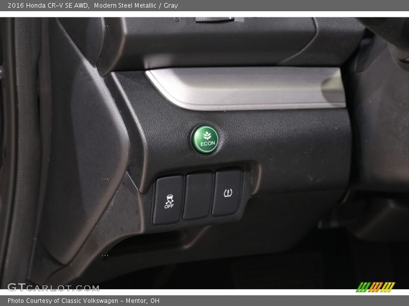 Modern Steel Metallic / Gray 2016 Honda CR-V SE AWD