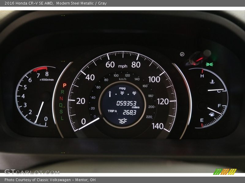  2016 CR-V SE AWD SE AWD Gauges