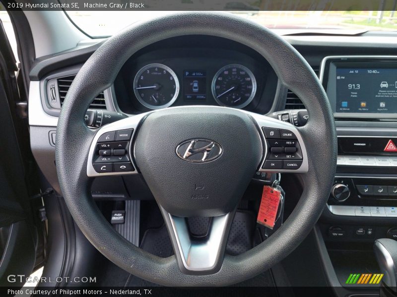 Machine Gray / Black 2019 Hyundai Sonata SE