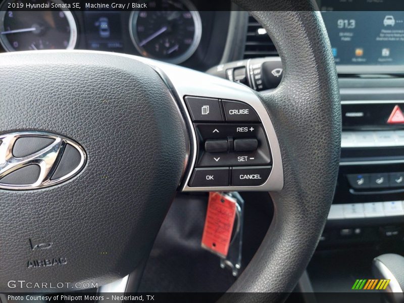 Machine Gray / Black 2019 Hyundai Sonata SE
