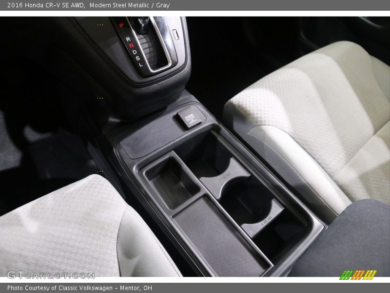 Modern Steel Metallic / Gray 2016 Honda CR-V SE AWD