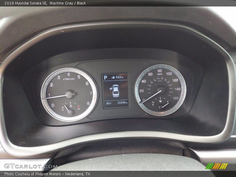 Machine Gray / Black 2019 Hyundai Sonata SE