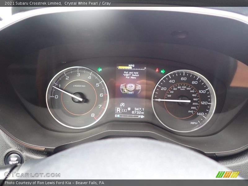  2021 Crosstrek Limited Limited Gauges