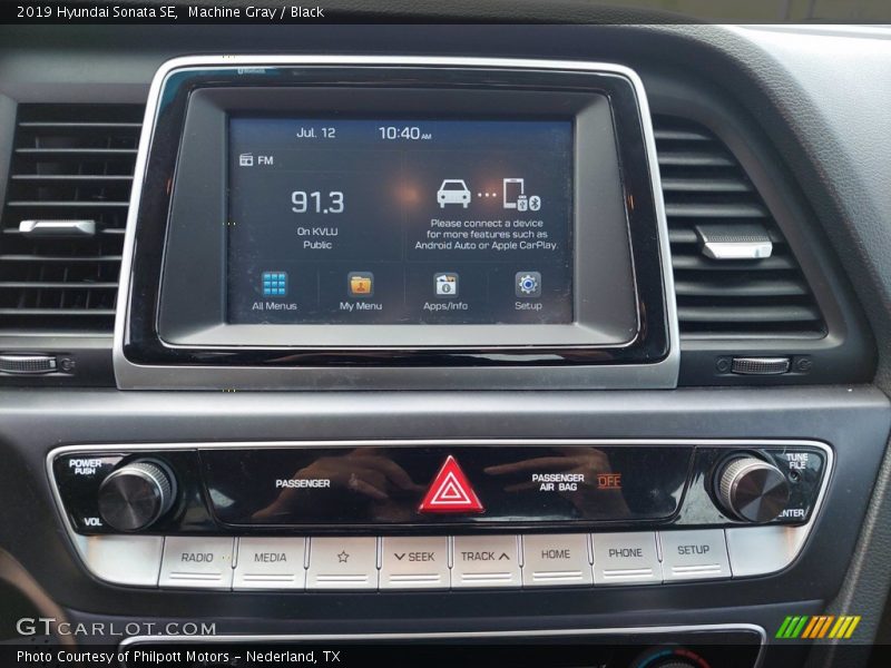 Machine Gray / Black 2019 Hyundai Sonata SE