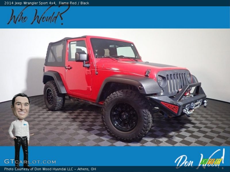 Flame Red / Black 2014 Jeep Wrangler Sport 4x4