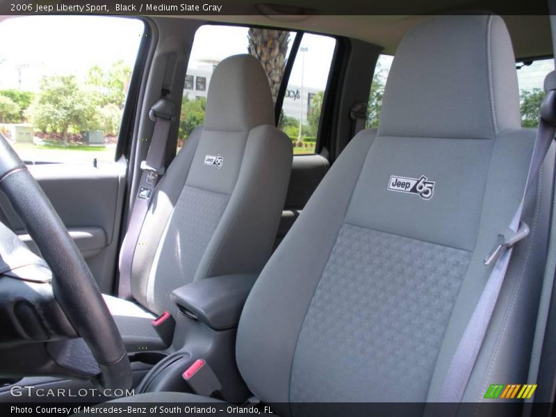 Black / Medium Slate Gray 2006 Jeep Liberty Sport
