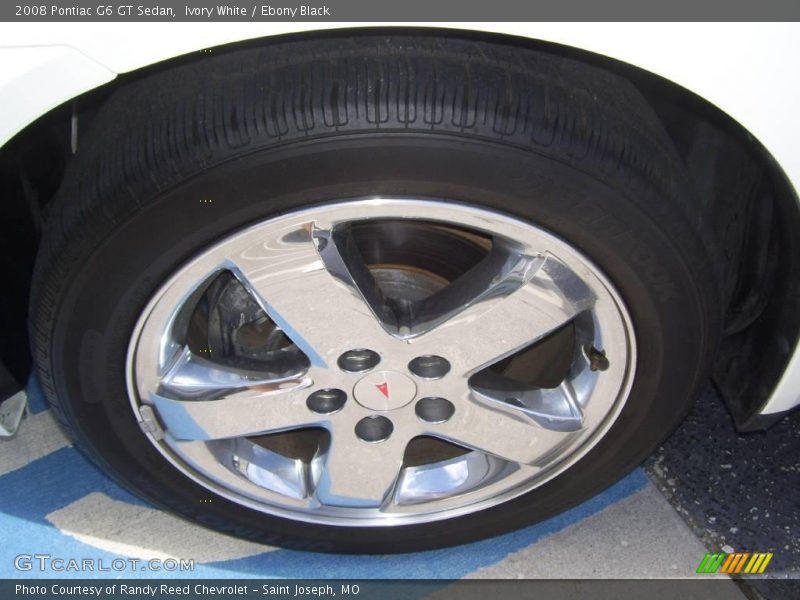 Ivory White / Ebony Black 2008 Pontiac G6 GT Sedan